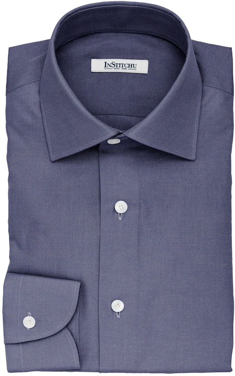 InStitchu Collection The Kafka Denim Blue Non-Iron Cotton Shirt