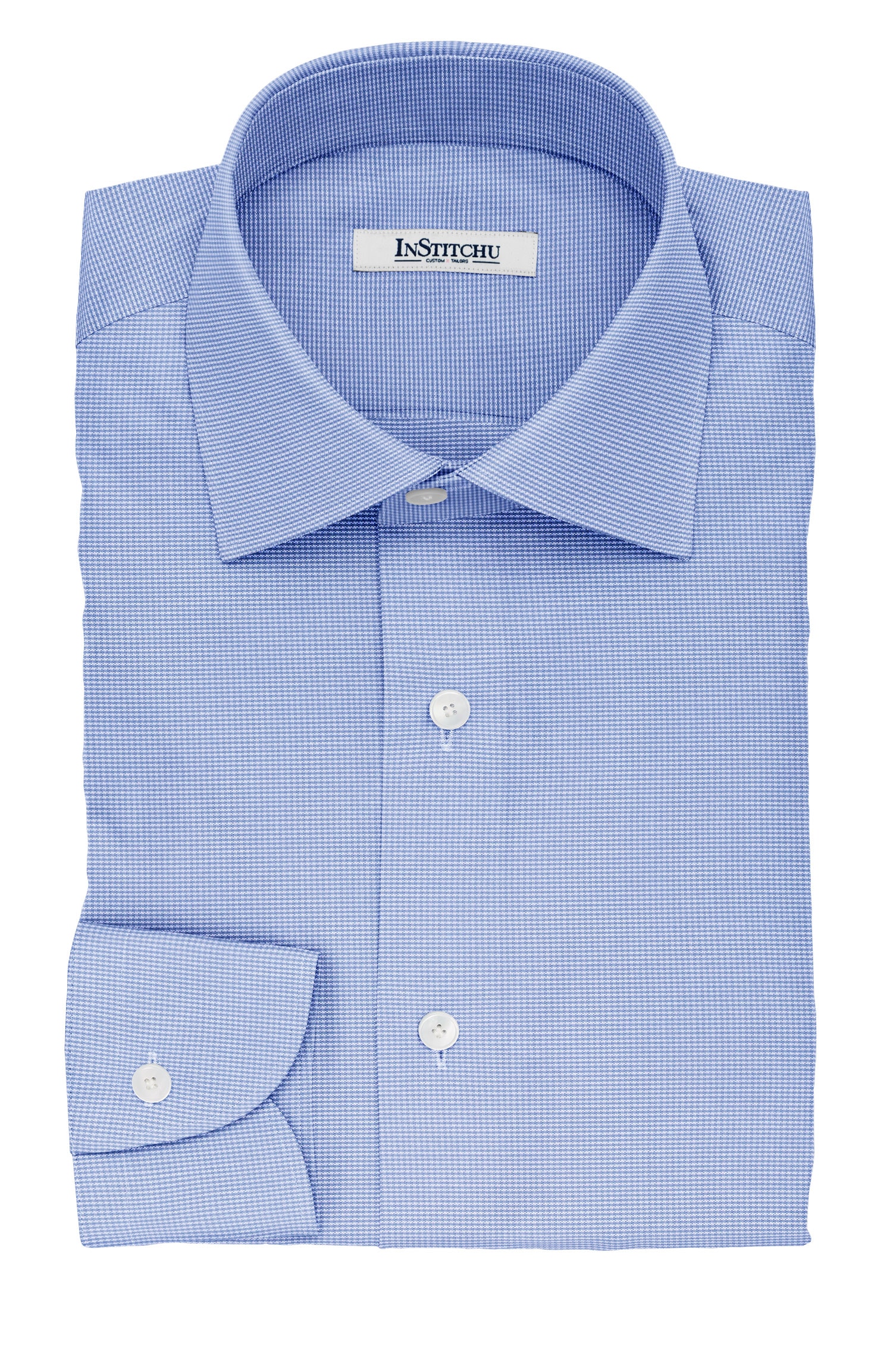 InStitchu Collection The Kipling Blue and White Striped Cotton Shirt