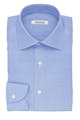 InStitchu Collection The Locke Blue Pincheck Non-Iron Cotton Shirt