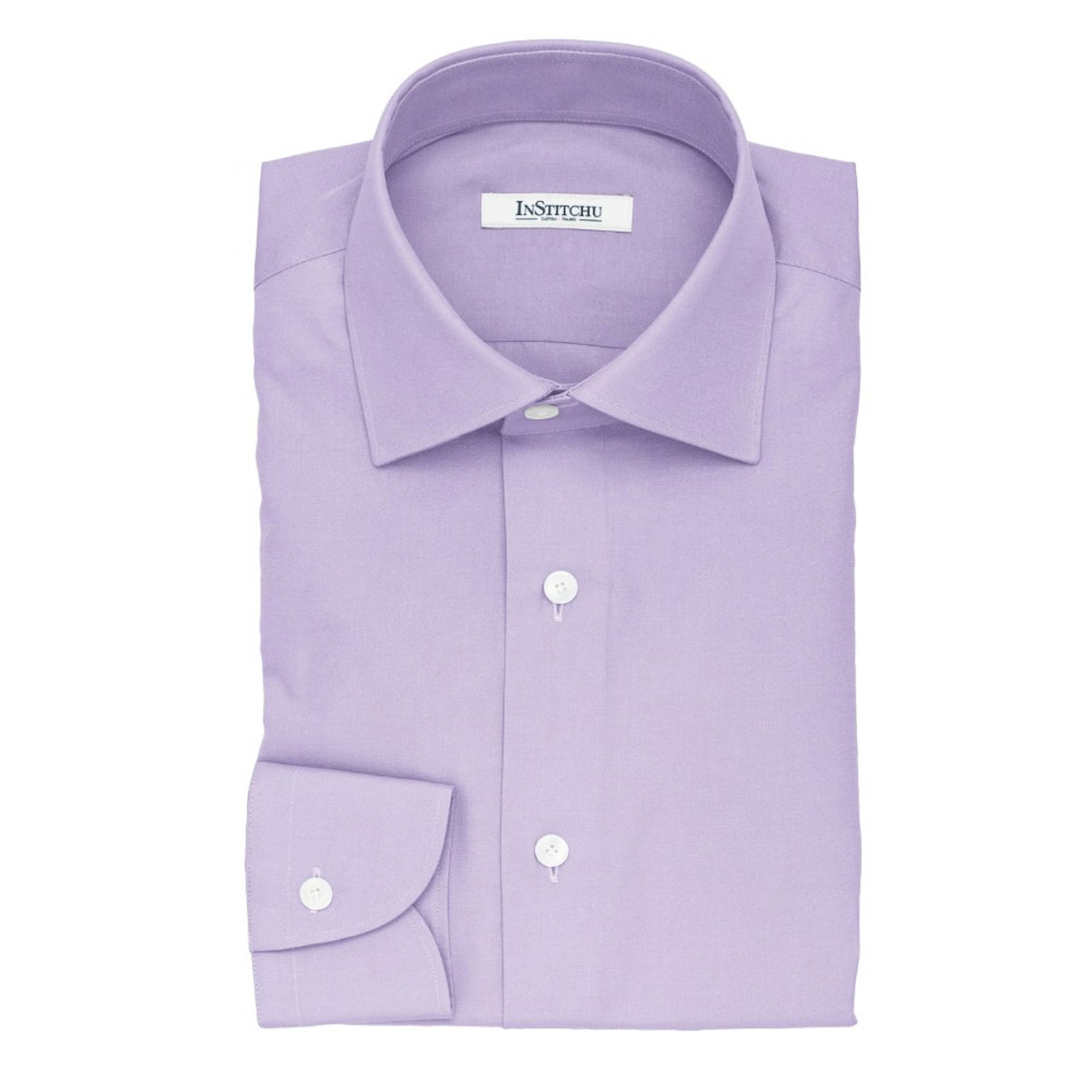 InStitchu Collection The Lugano Lilac Cotton Shirt