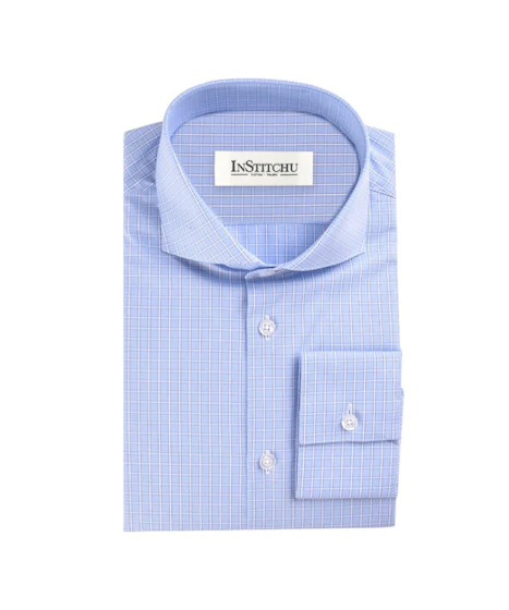 InStitchu Collection The Madderom Blue Striped Shirt
