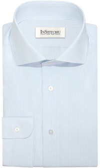 InStitchu Collection The Mission Blue Striped Shirt