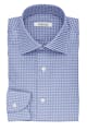InStitchu Collection The Orwell Blue Gingham Check Non-Iron Cotton Shirt