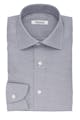 InStitchu Collection The Paterson Grey Striped Cotton Shirt