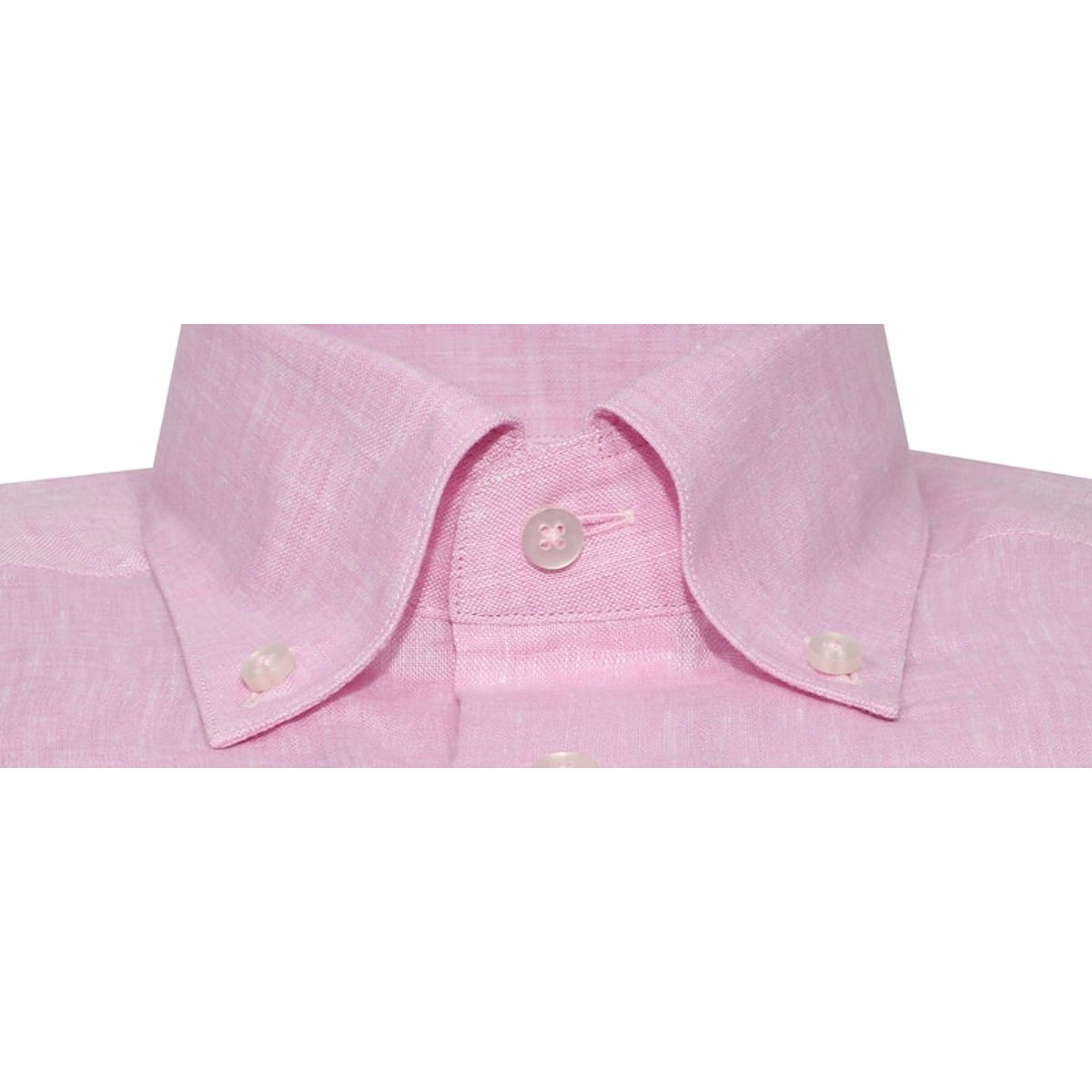 InStitchu Collection The Pink Linen Blend Button Down Shirt