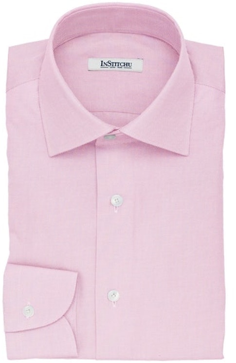 InStitchu Collection The Pontone Pink Cotton Oxford Shirt