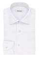 InStitchu Collection The Shakespeare White Herringbone Non-Iron Cotton Shirt