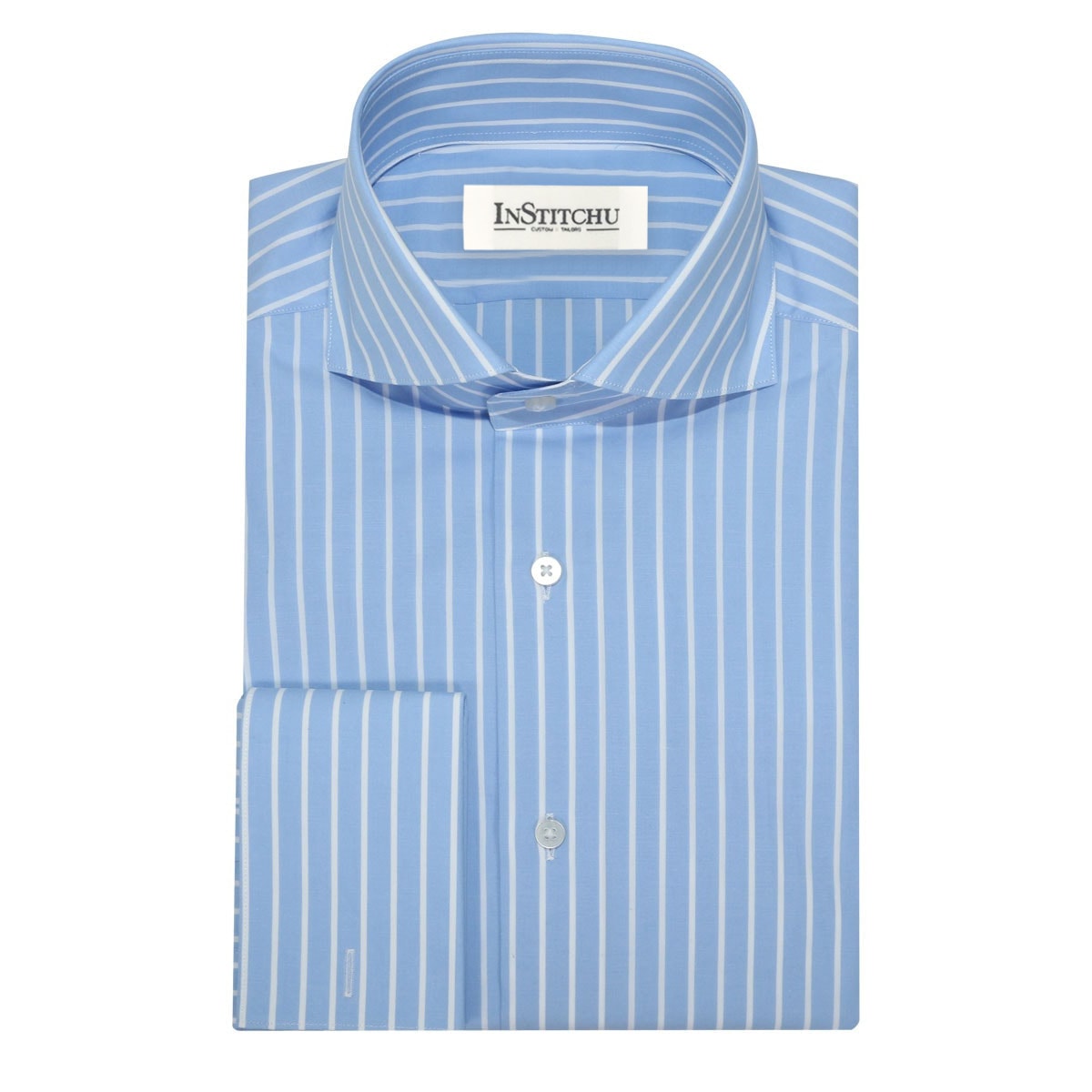 InStitchu Collection The Stockton Blue Striped Shirt