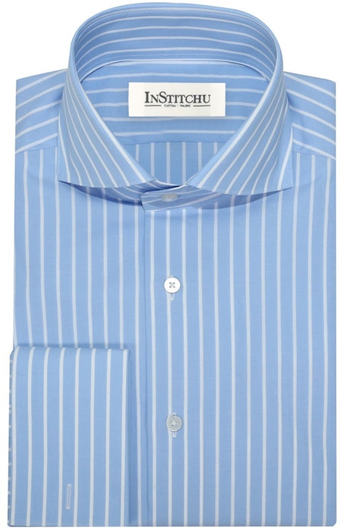 InStitchu Collection The Stockton Blue Striped Shirt