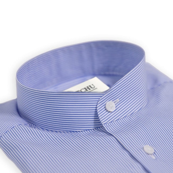 InStitchu Collection The Tanabag Blue Stripe Shirt