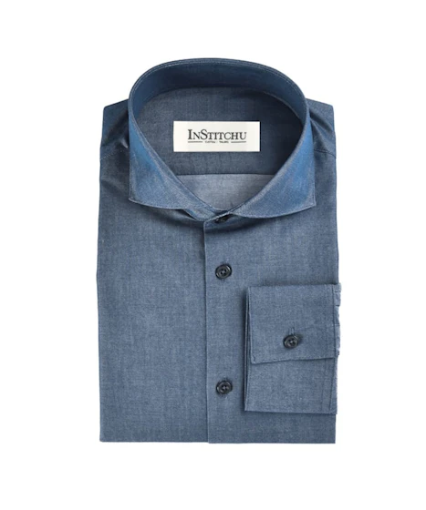 InStitchu Collection The Tarcoola Blue Chambray Shirt