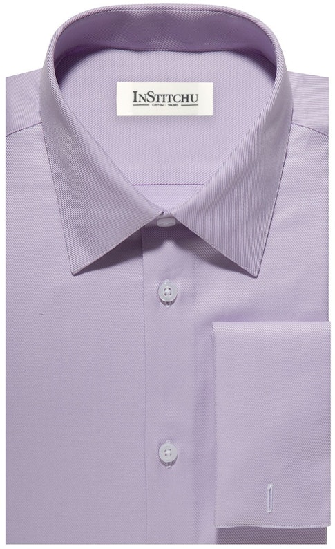 InStitchu Collection The Vilano Purple Twill Shirt