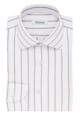 InStitchu Collection The Walters White and Green Pinstripe Cotton Blend Shirt