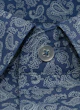 InStitchu Collection The Wanda Blue Paisley Shirt