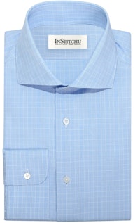 InStitchu Collection The Werri Blue Check Shirt