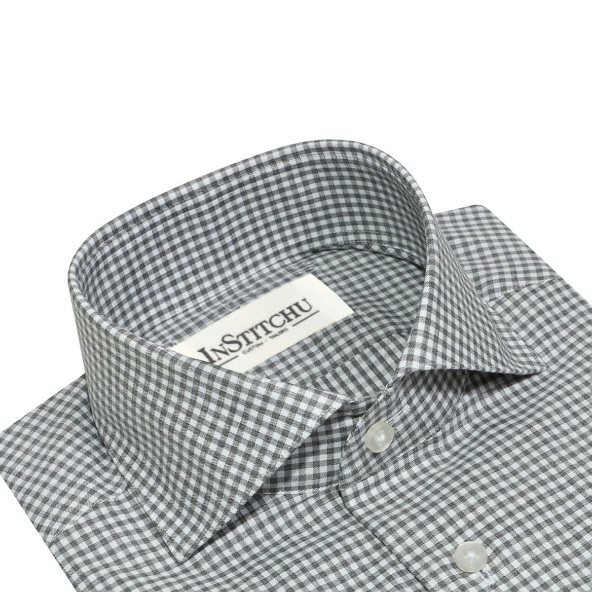 InStitchu Collection The Whale Grey Check Shirt