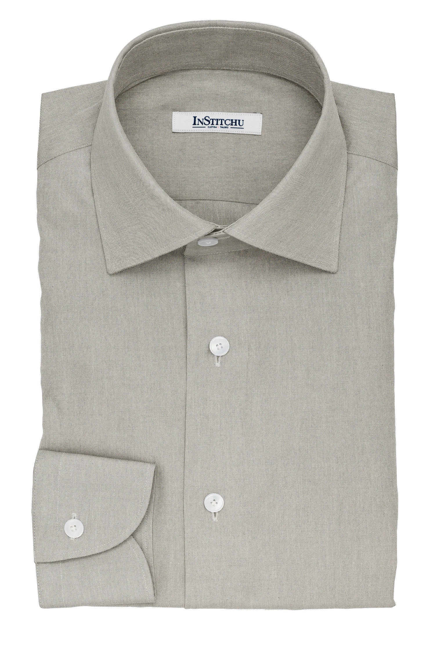 InStitchu Collection The Whitman Grey Cotton Shirt