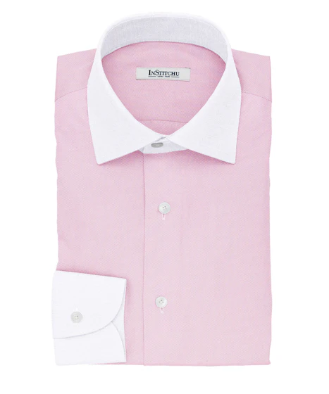 InStitchu Collection The Wildman Textured Cotton Banker Shirt
