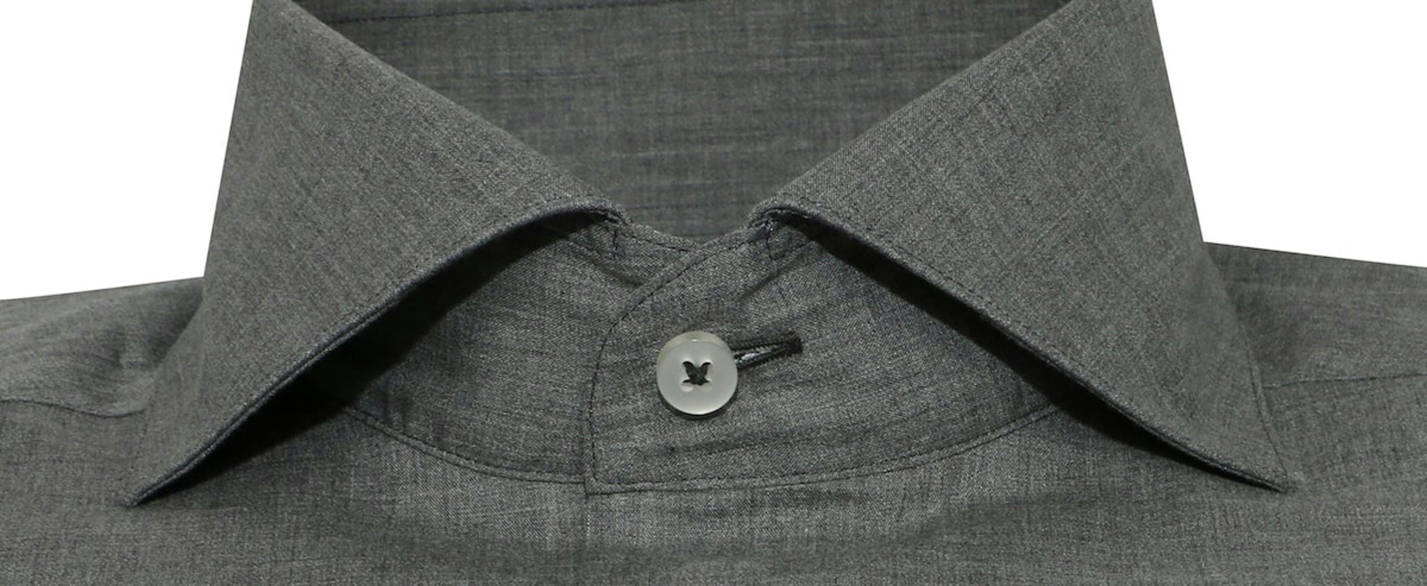 InStitchu Collection The Winthrop Grey Linen Shirt