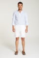 InStitchu Collection The Bomerano White Linen Shorts
