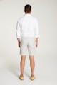 InStitchu Collection The Maiori Pale Grey Linen Shorts