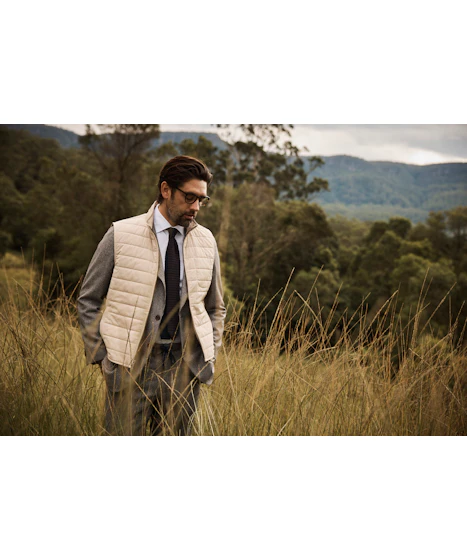 The Rosa Beige Vest