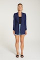 InStitchu Collection The Atkins Navy Crepe Jacket