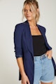 InStitchu Collection The Atkins Navy Crepe Jacket