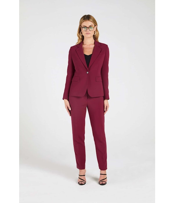The Blanchett Pink-Red Suit - Women's Custom Suit | InStitchu