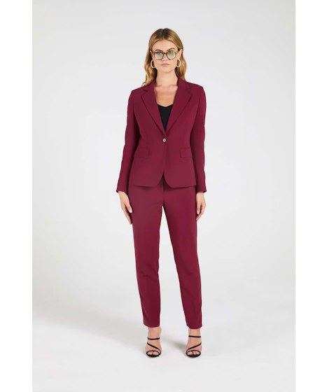 InStitchu Collection The Blanchett Pink-Red Jacket