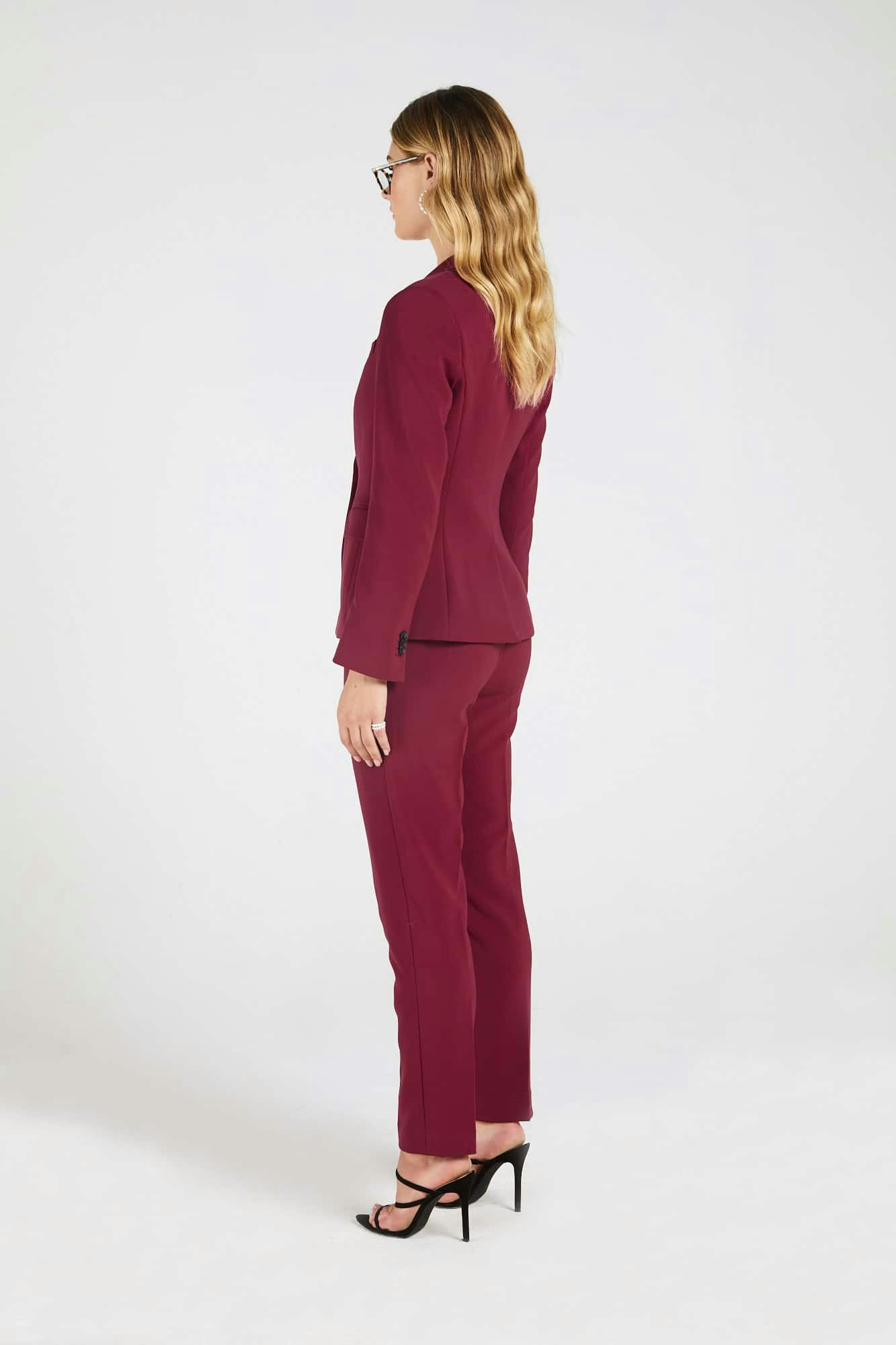 The Blanchett PinkRed Jacket Women's Custom Womenjacket InStitchu