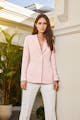 InStitchu Collection The Bridgewater Pink Linen Jacket