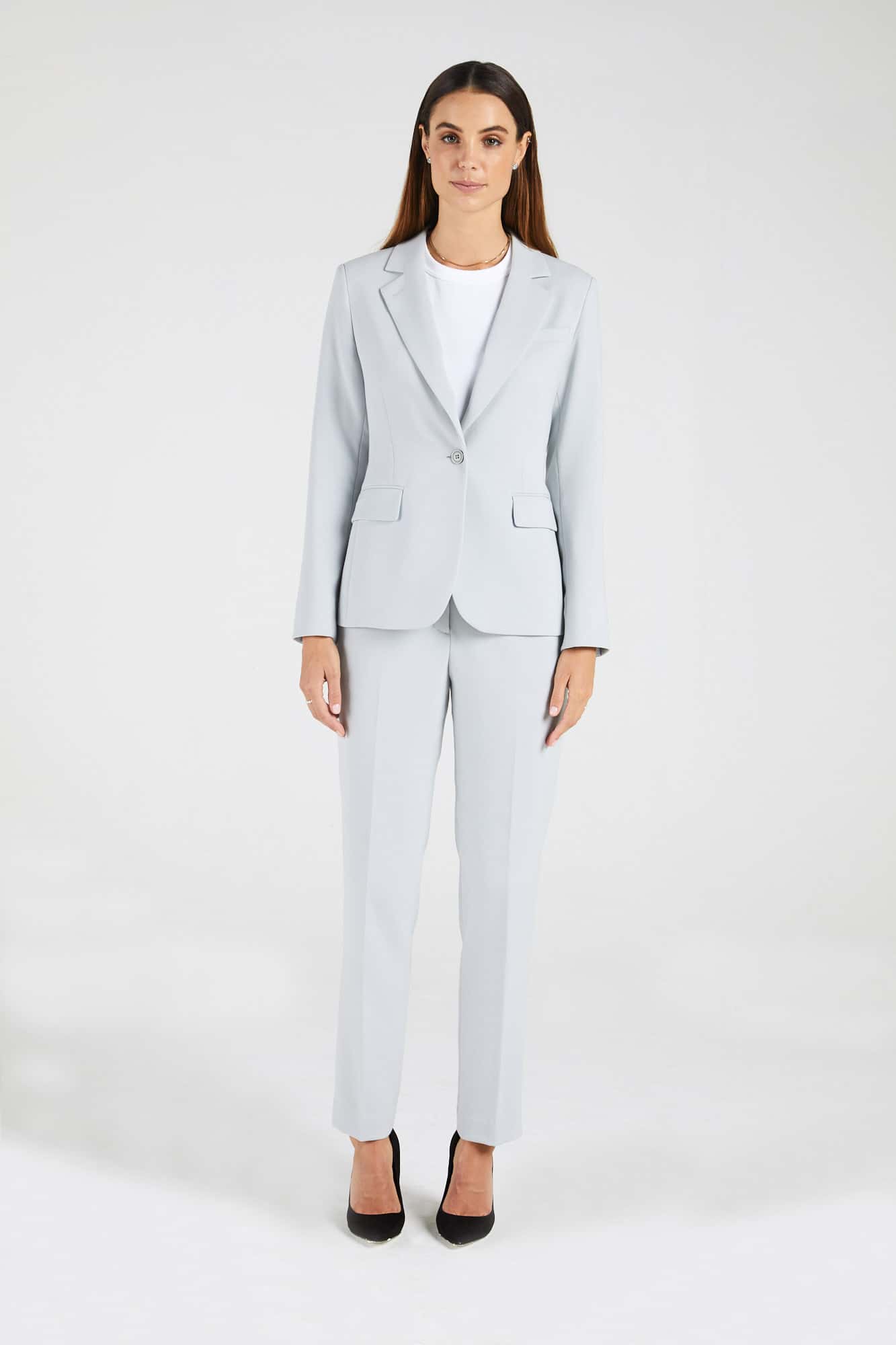 InStitchu Collection The Cawley Powder Grey Jacket