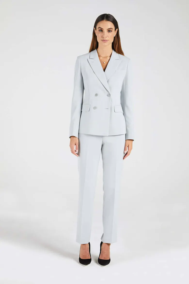 InStitchu Collection The Cowan Powder Grey Jacket