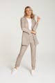 InStitchu Collection The Kahlo Beige Windowpane Jacket