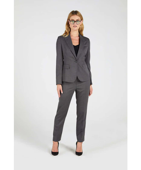 InStitchu Collection The Kidman Charcoal Pinhead Jacket