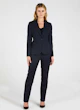 InStitchu Collection The Pattie Dark Navy Herringbone Jacket