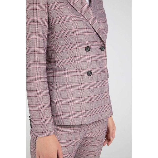 InStitchu Collection The Thomas Pink Glen Plaid Jacket