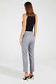 InStitchu Collection The Fraser Pastel Purple Windowpane Grey Pants