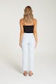InStitchu Collection The Vanderbeek Pastel Blue Crepe Pants