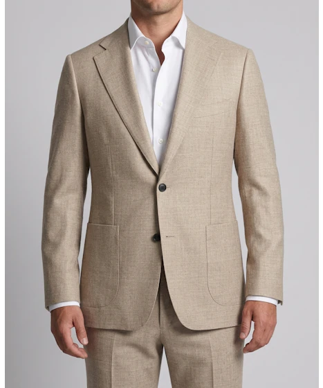 The Alsace Beige Wool Blend Jacket — photo 1