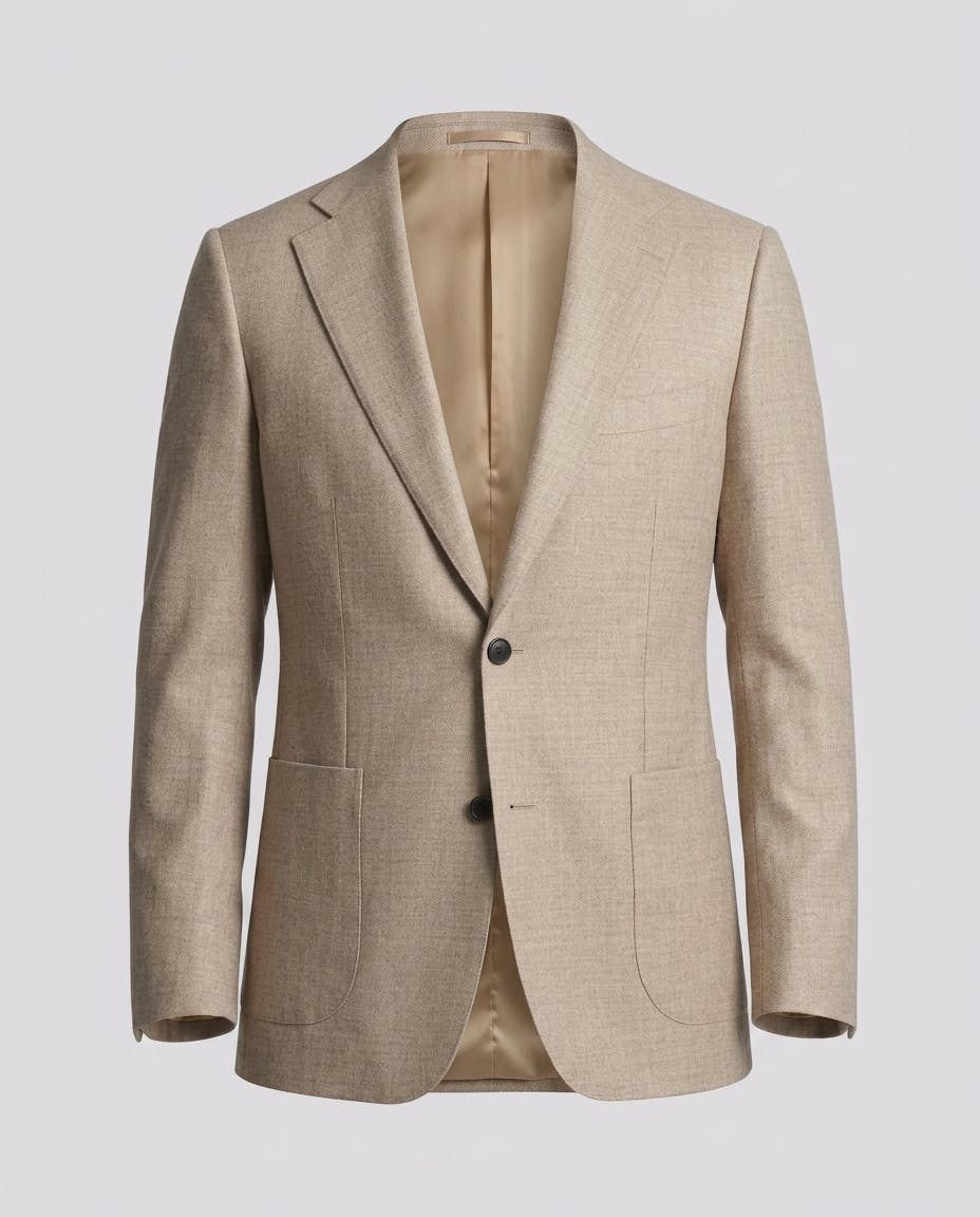 The Alsace Beige Wool Blend Suit — photo 4