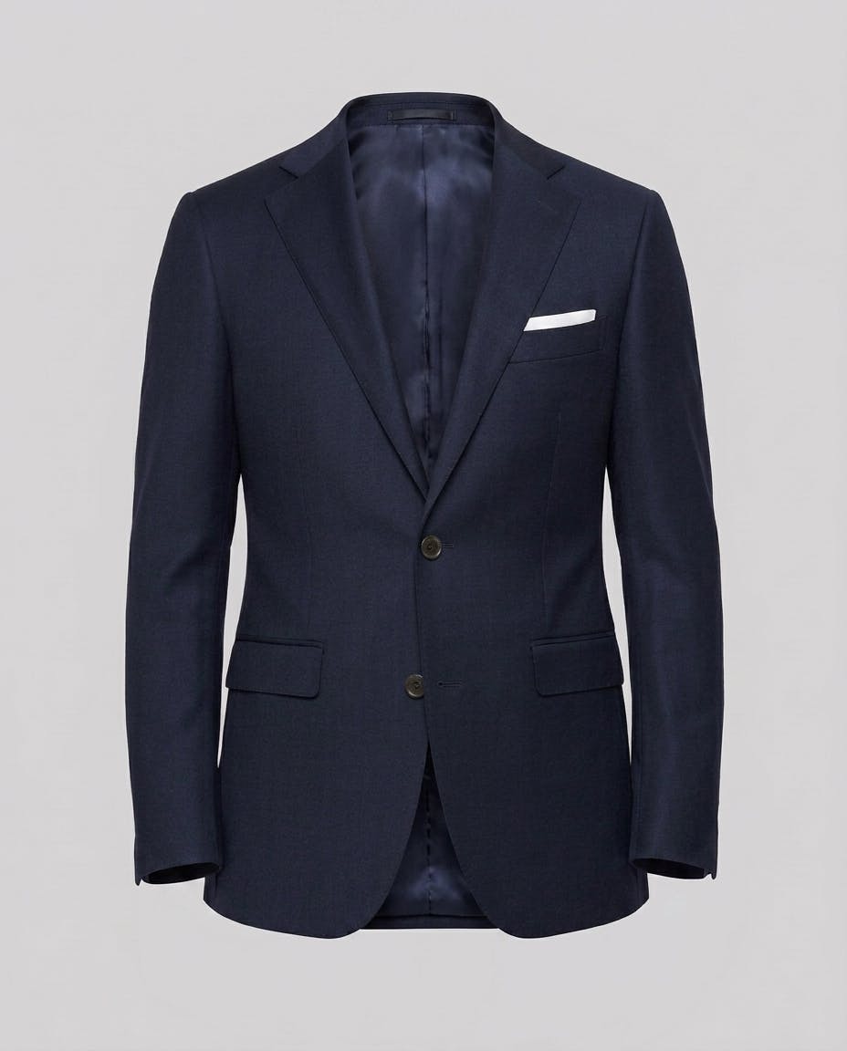 The Arles Navy Australian Merino Wool Suit — photo 4