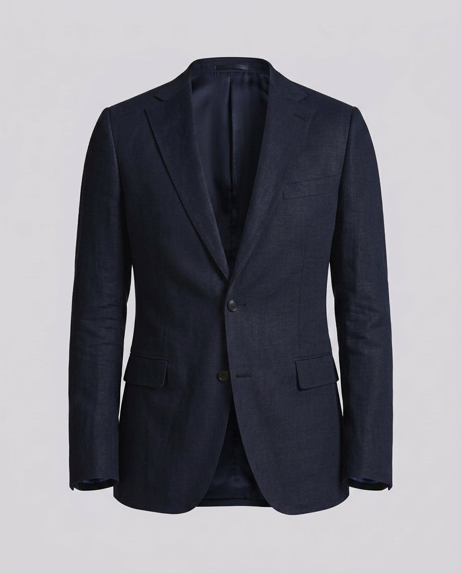 Armand Navy Linen Suit — photo 4