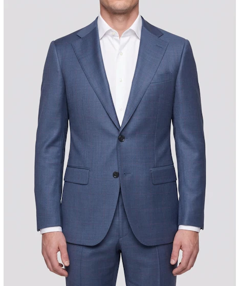 Beez Blue Windowpane Wool Suit — photo 1