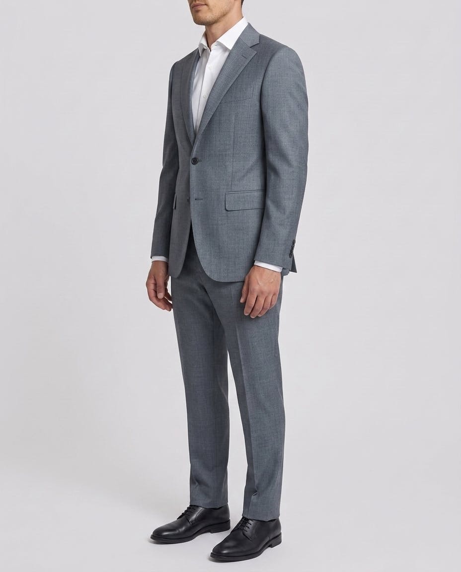 Blight Grey Wool Suit — photo 3