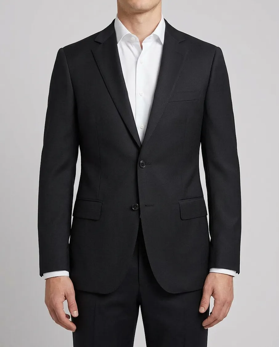 Booker Black Wool Jacket