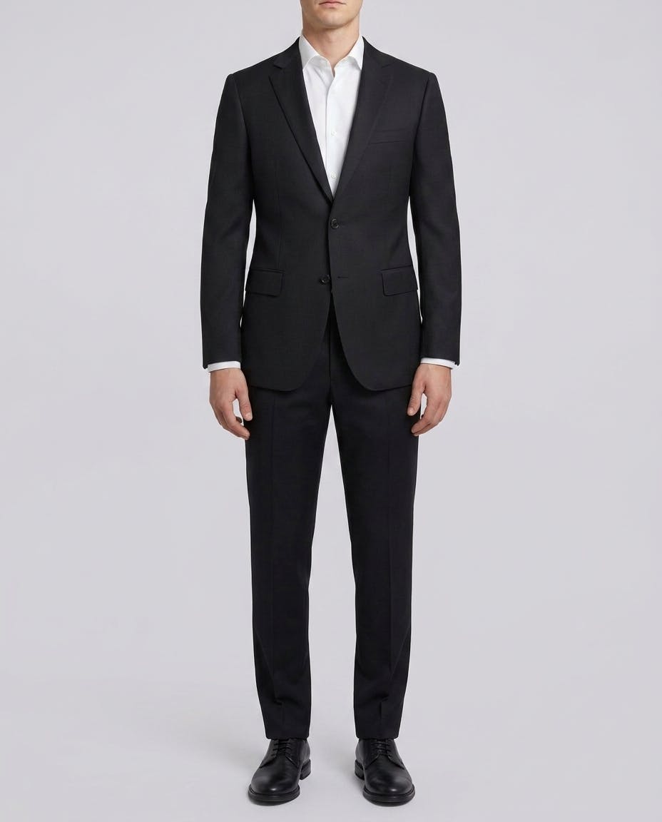 Booker Black Wool Suit — photo 2