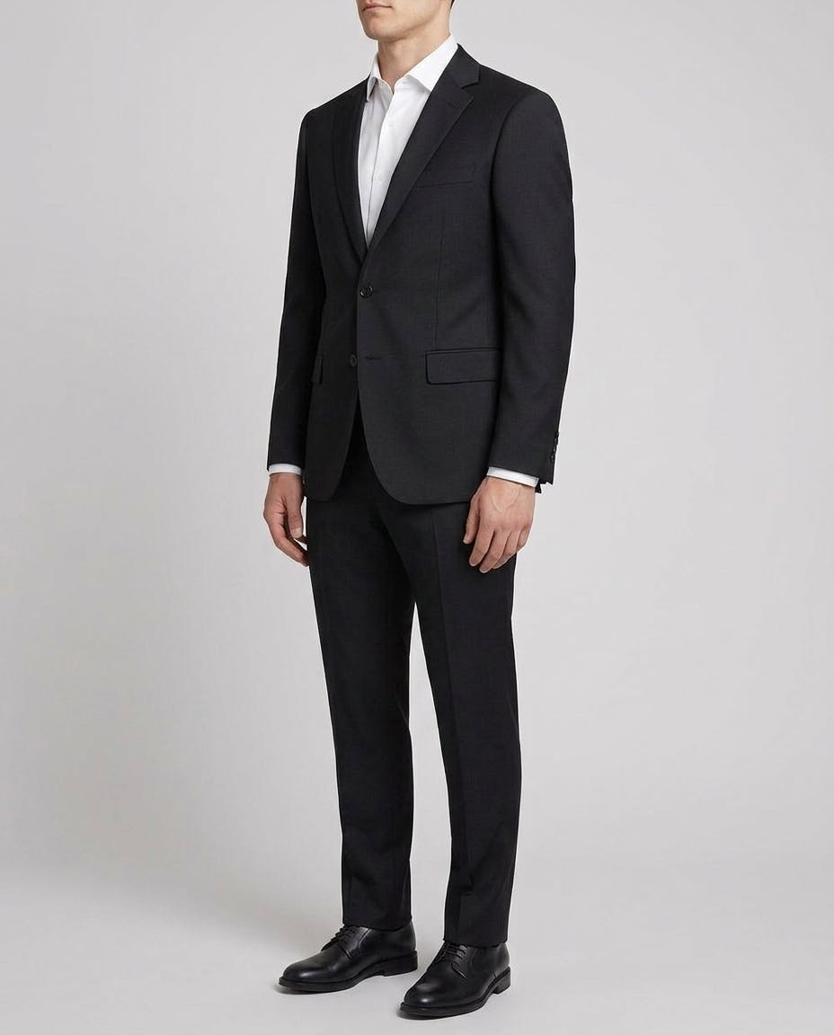 Booker Black Wool Suit — photo 3