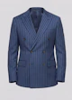 Brocken Navy Wool Pinstripe Jacket — photo 4